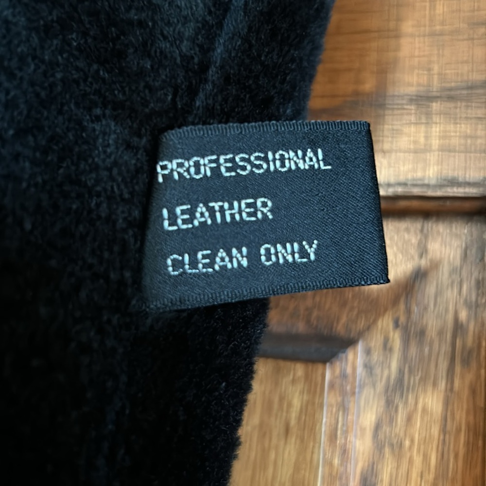 Wilsons Suede & Leather-Black Leather Jacket-Size 12-Excellent Condition - Picture 5 of 11